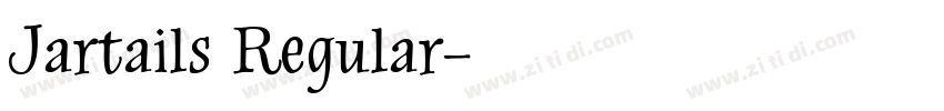 Jartails Regular字体转换